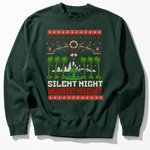 Silent Night, Humid Night Ugly Christmas Sweatshirt