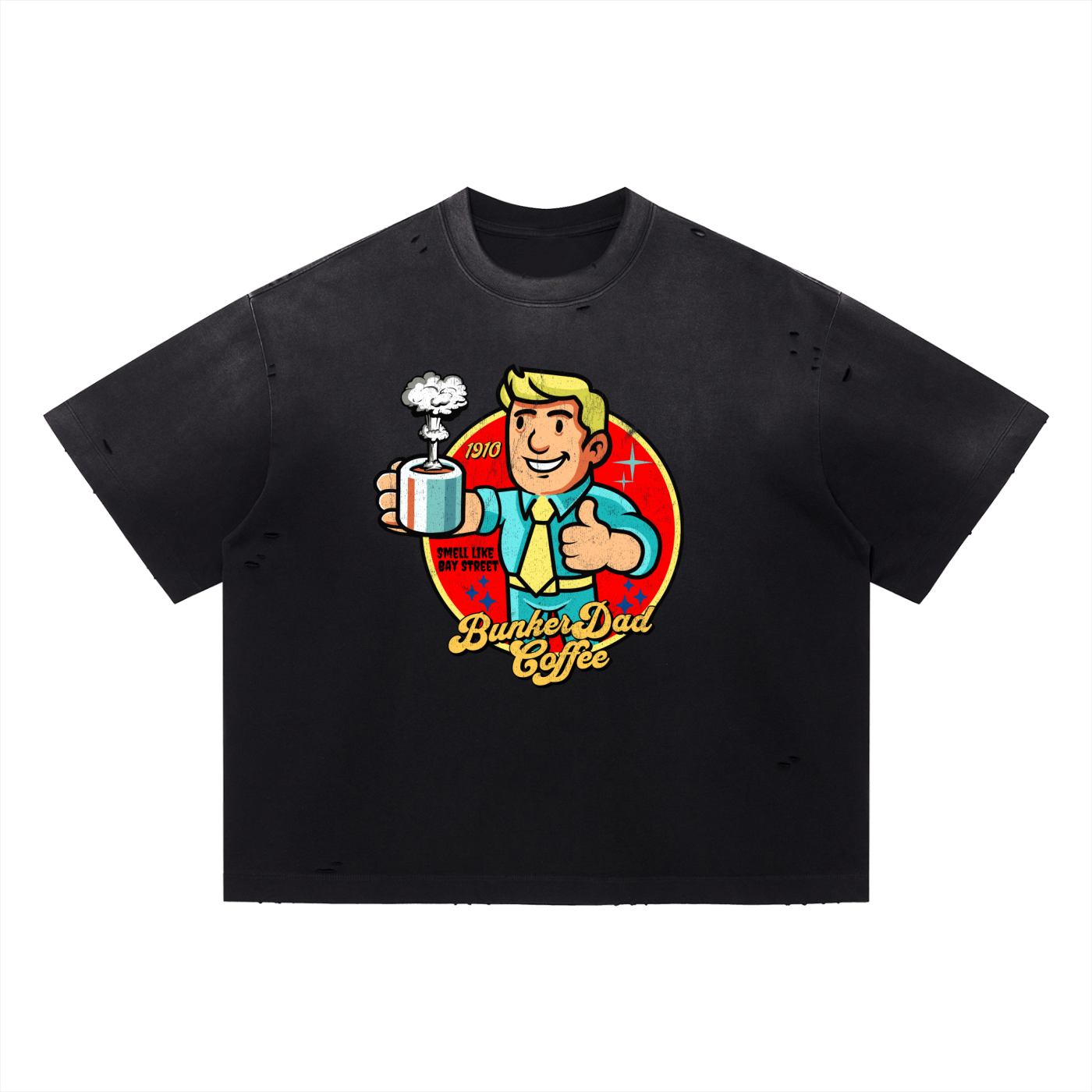 Bunker Proof Coffee Retro Graphic Tee