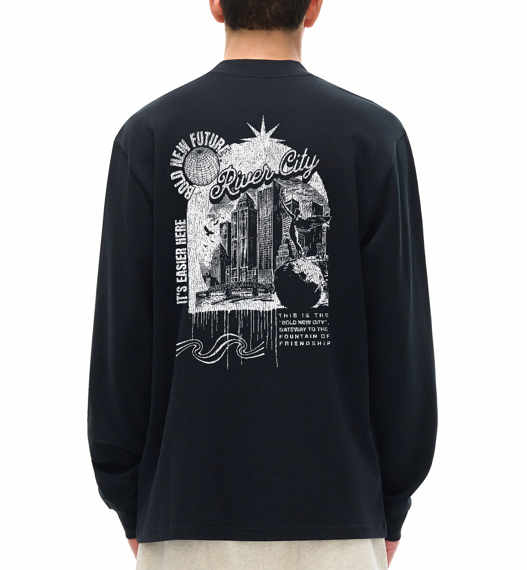 River City Jacksonville Essential Non-Shrink Mock Neck Sweatshirt