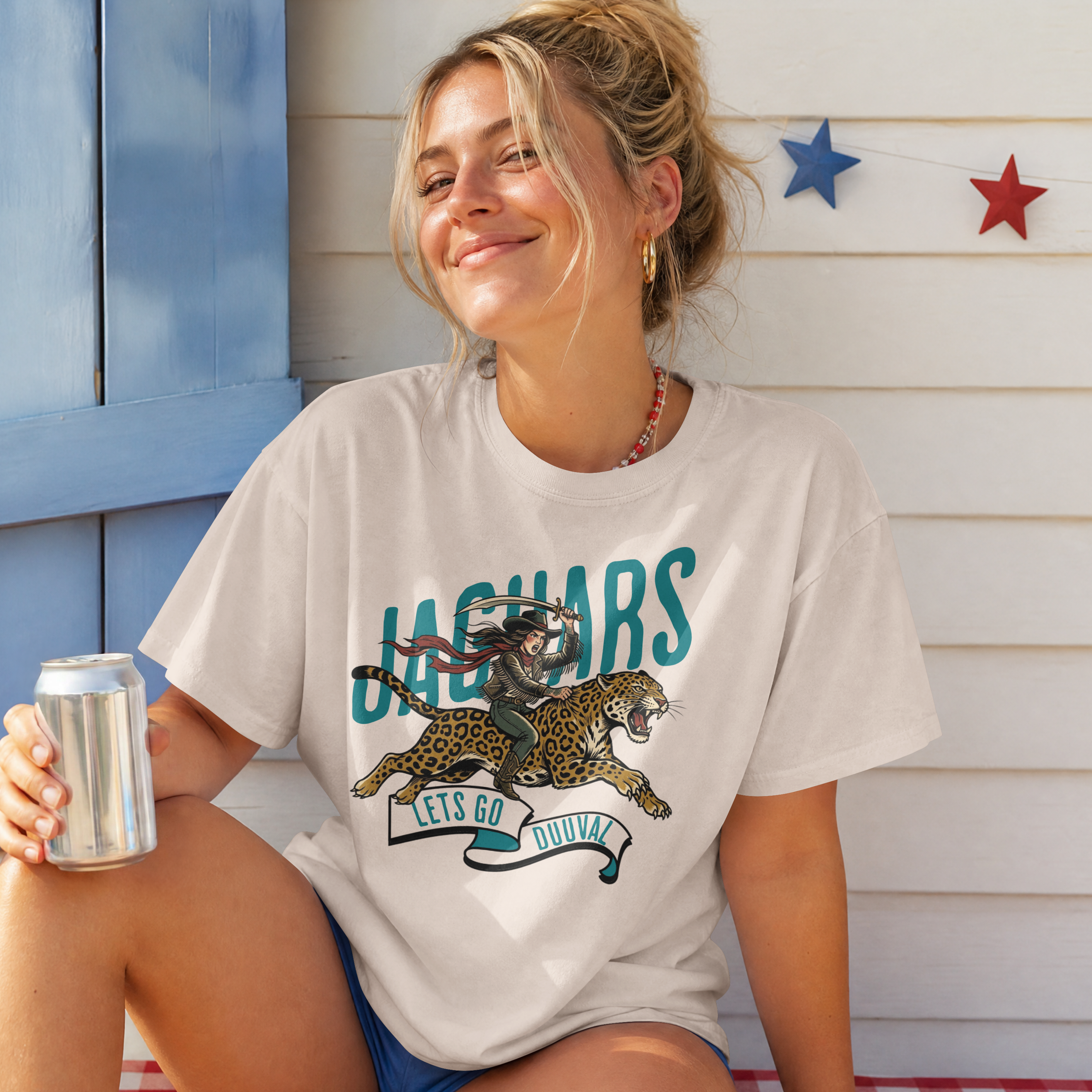 Let's Go Duuval-Feral Aunts Social Club Tee Shirt