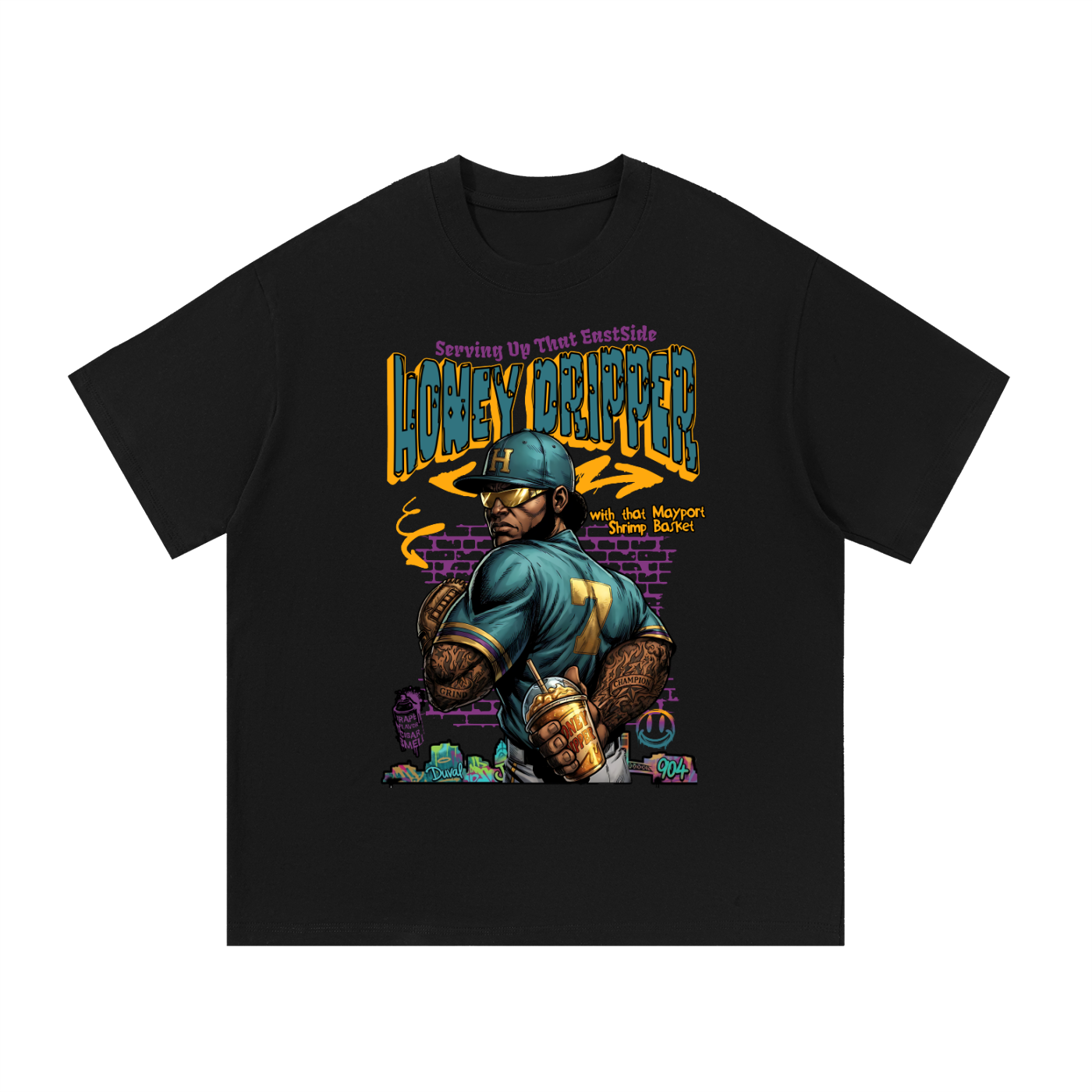 Eastside Honey Dripper Tee | Oversized Streetwear Graphic Tee