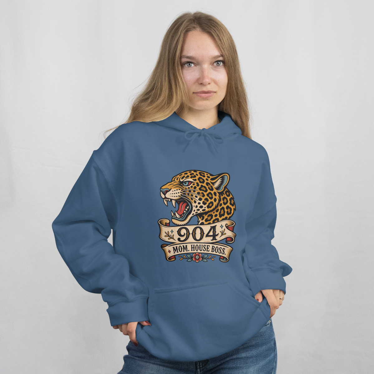 904 Mom House Boss Hoodie | Jacksonville Graphic Sweatshirt