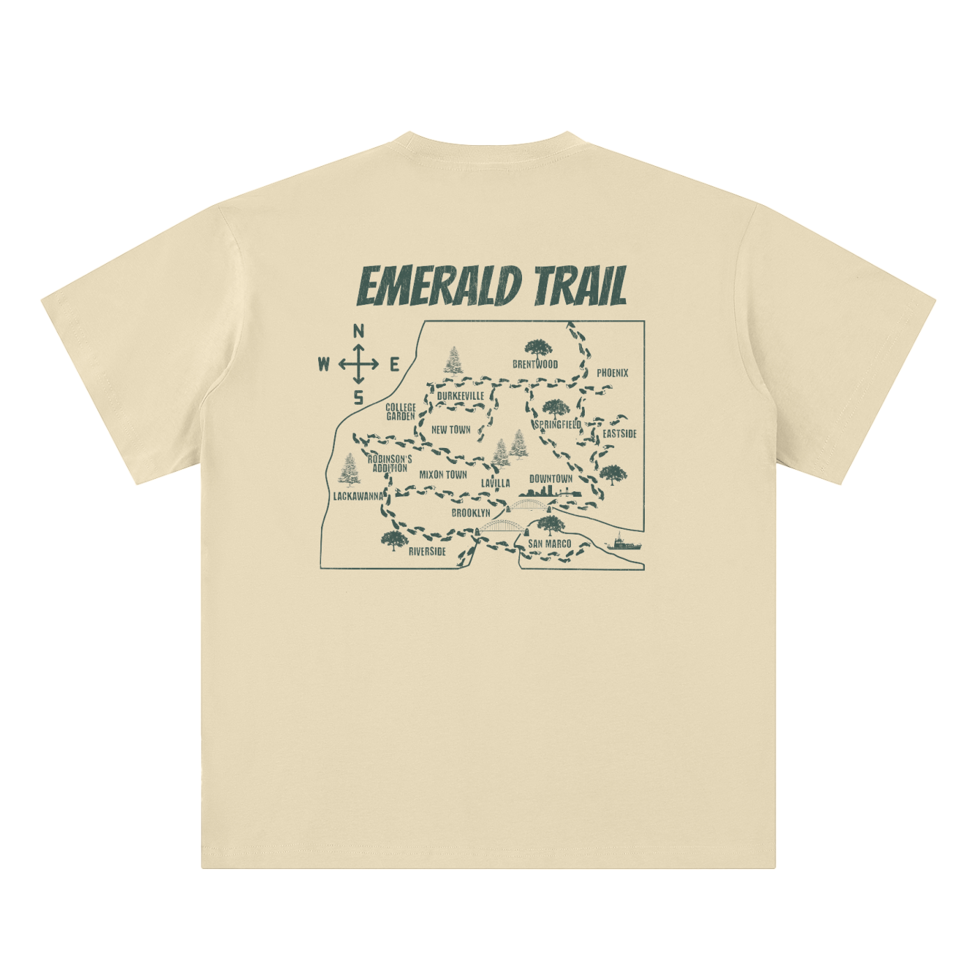 Bigfoot Emerald Trail Jacksonville T-Shirt | Premium Cotton Tee