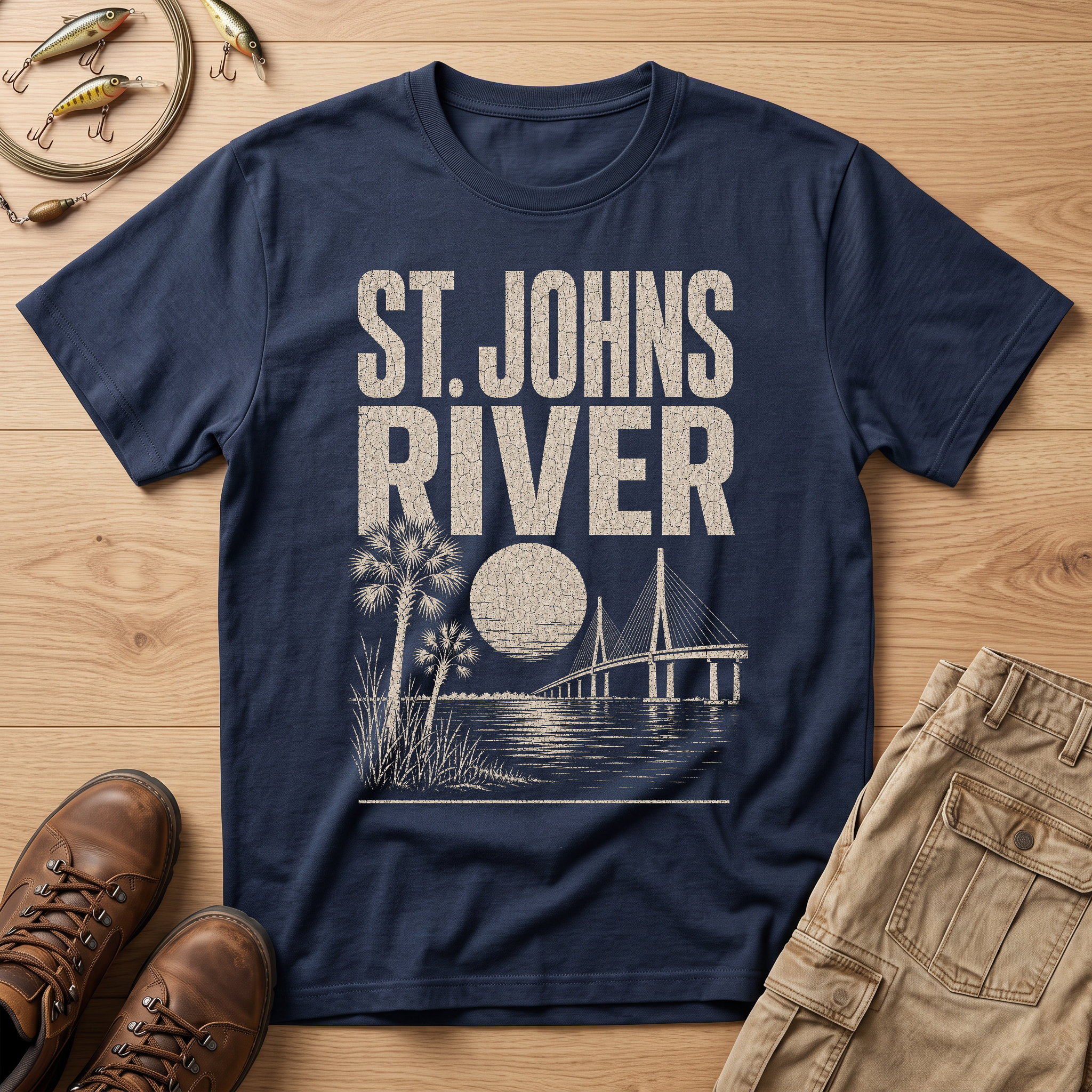 St. Johns River T-Shirt | Jacksonville Duval Graphic Tee