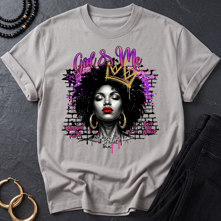 God & Me — Faith Graffiti Streetwear Graphic Tee