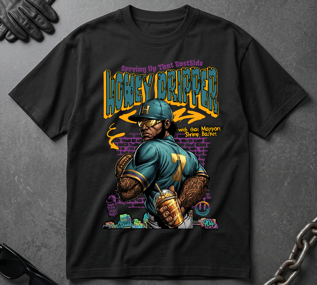 Eastside Honey Dripper Tee | Oversized Streetwear Graphic Tee