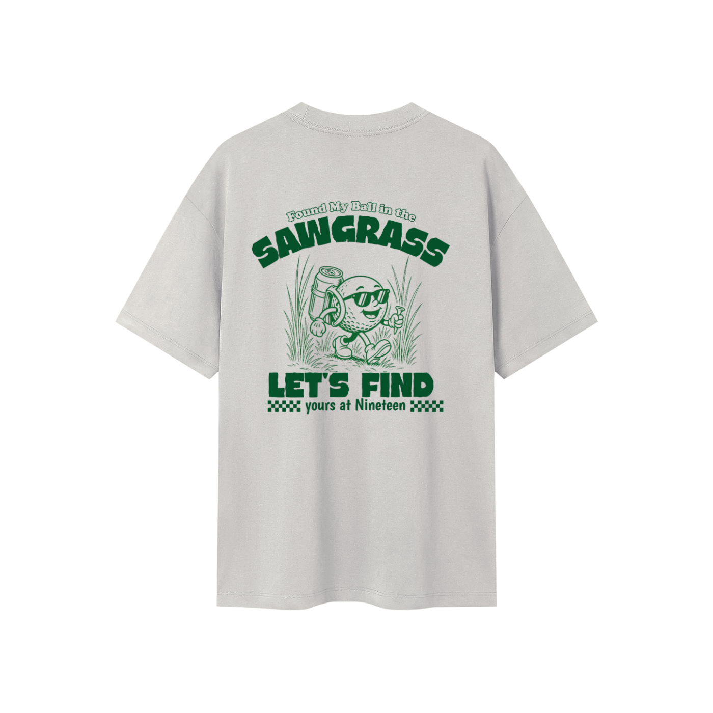 Found My Ball in the Sawgrass Golf Tee – Front & Back Print