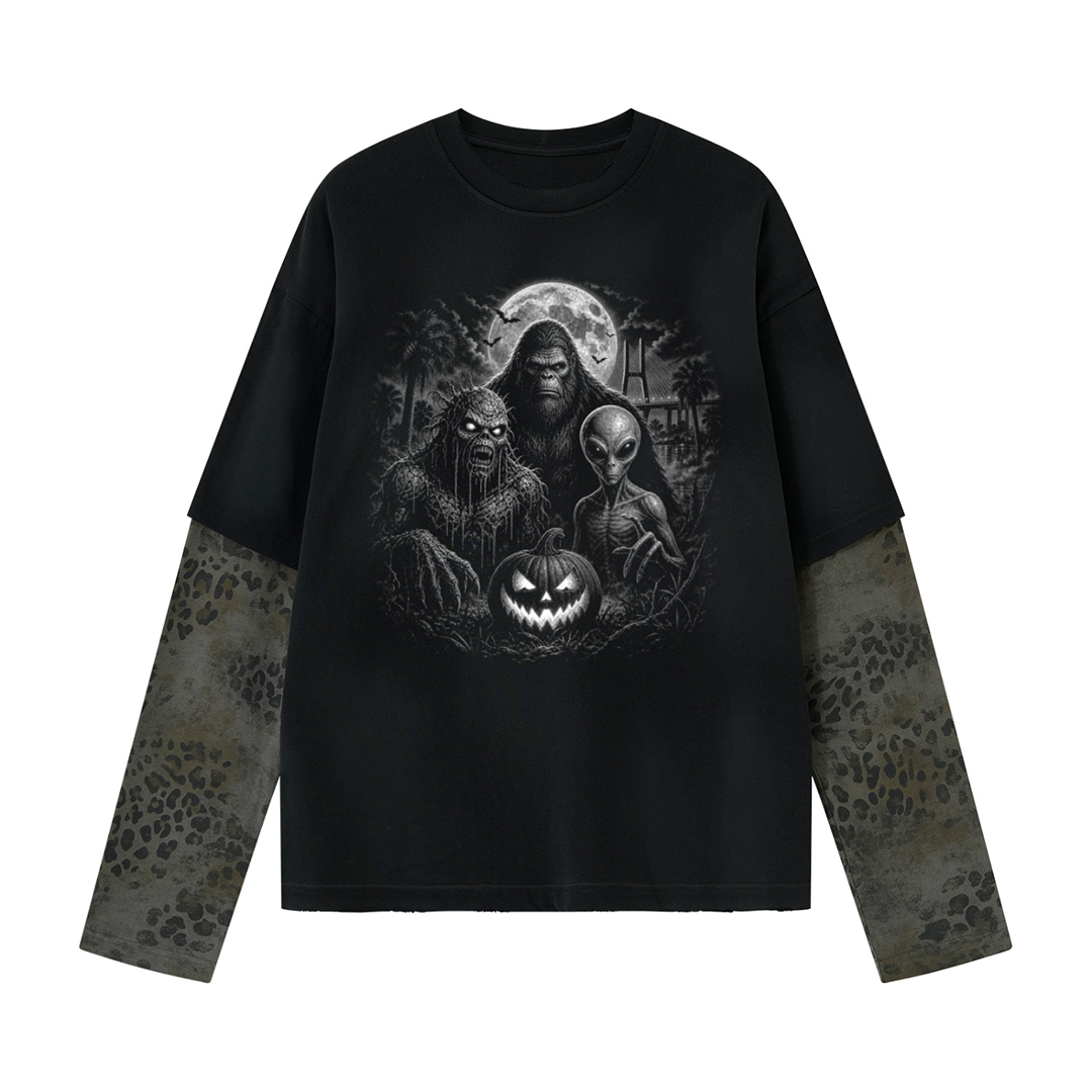 Duval Cryptid Crew Halloween Long Sleeve Tee
