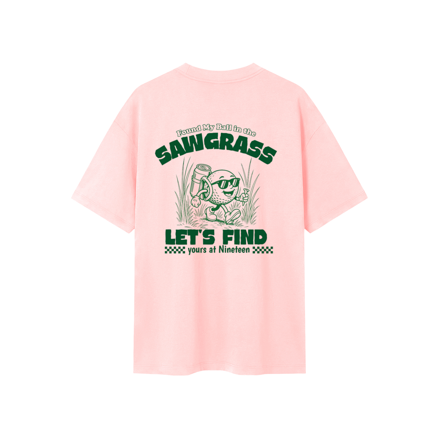 Found My Ball in the Sawgrass Golf Tee – Front & Back Print