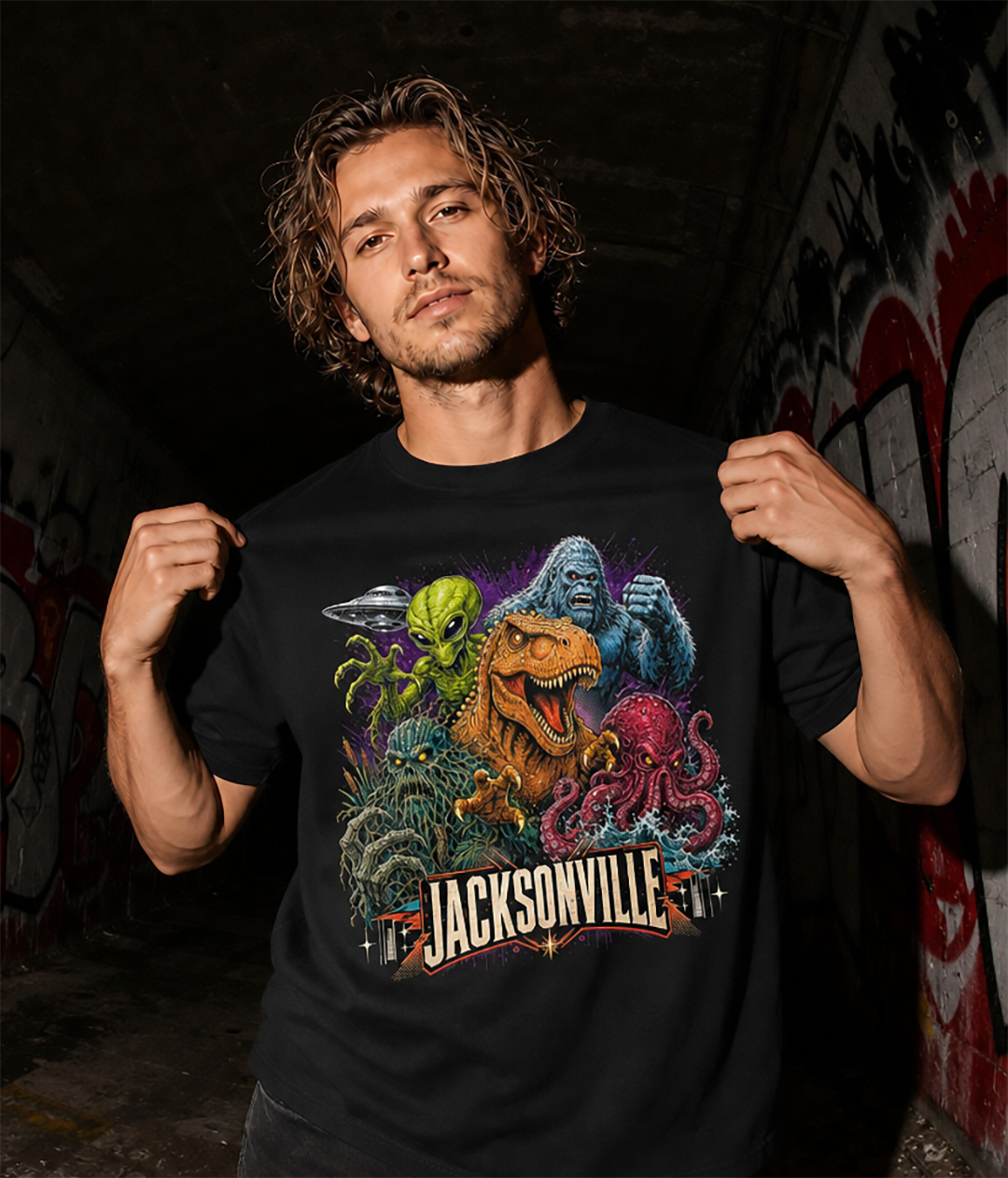 Rex Unleashed – Jacksonville Monster Graphic Tee