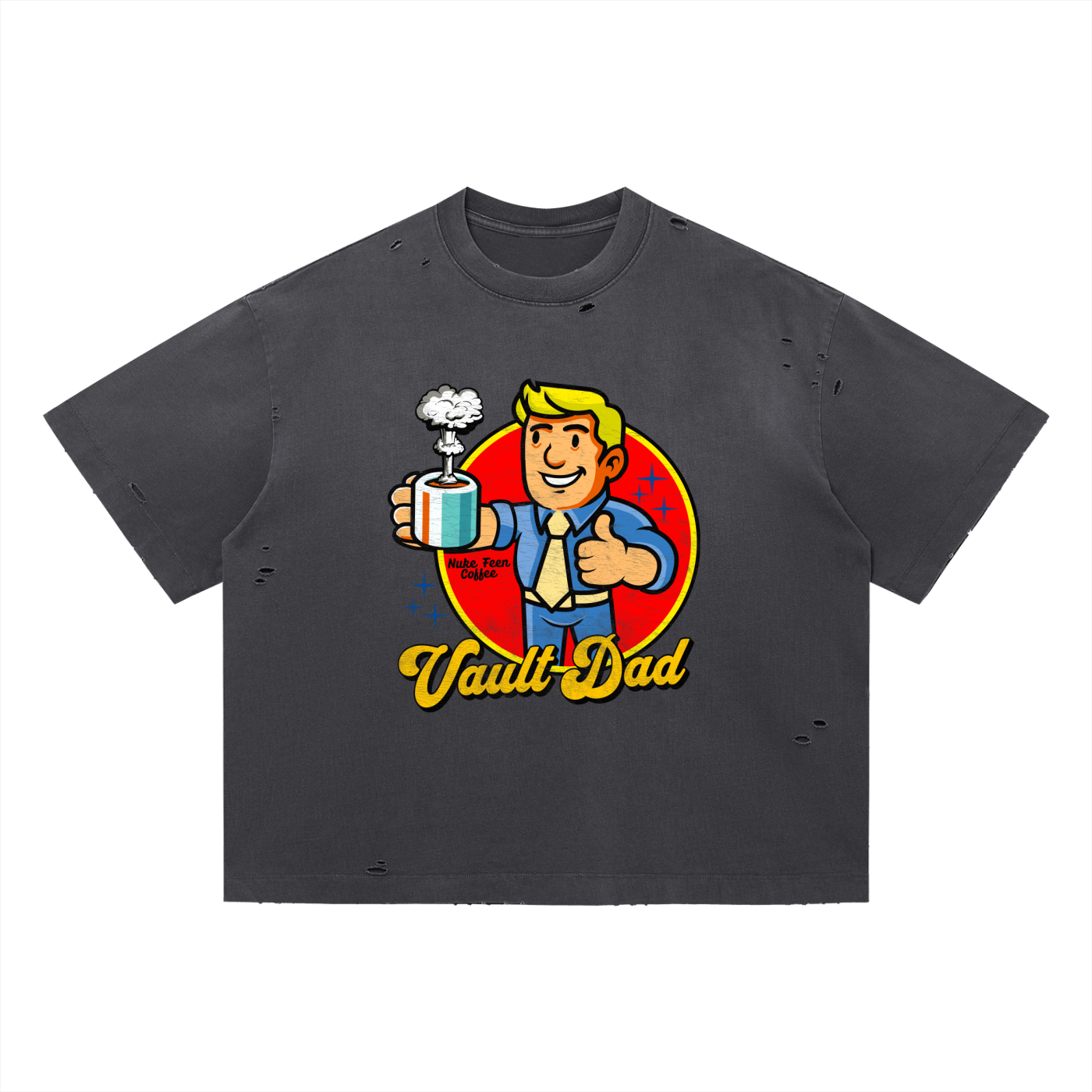 Bunker Dad Nuke Feen Coffee Cup Graphic Tee