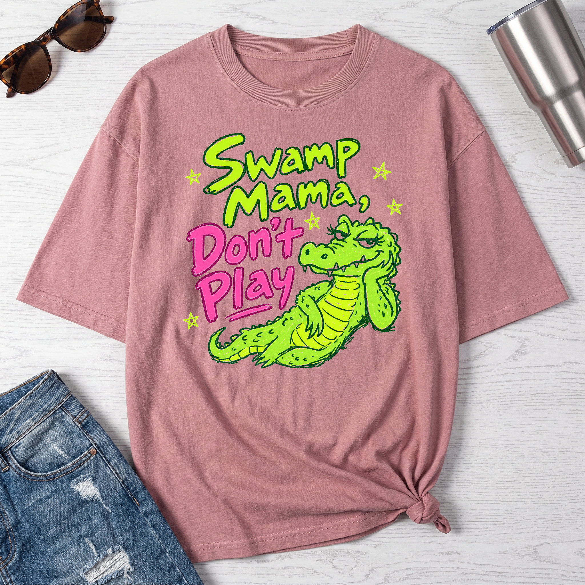 Swamp Mama Don't Play T-Shirt | Jacksonville River City Tee