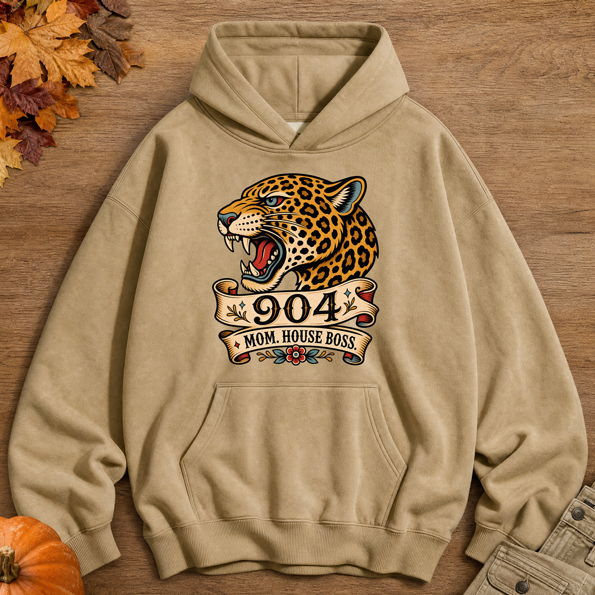 904 Mom House Boss Hoodie | Jacksonville Graphic Sweatshirt